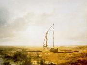 View of the Great Hungarian Plain with Draw Well
